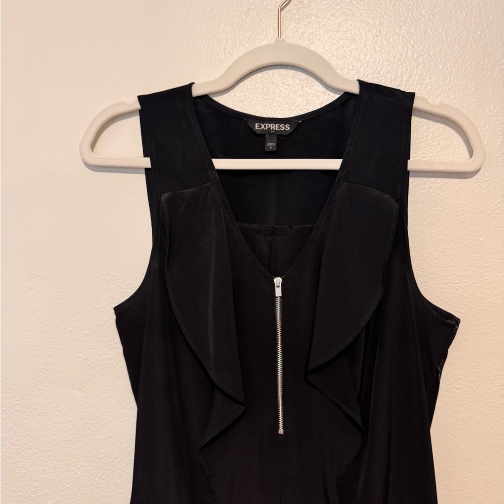 Express Black Sleeveless Romper